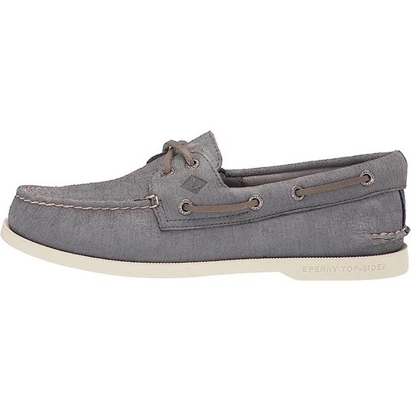 Sperry Men's Authentic Original PLUSHWAVE Boat Shoe, Navy Check, 7.5 - Picture 4 of 8